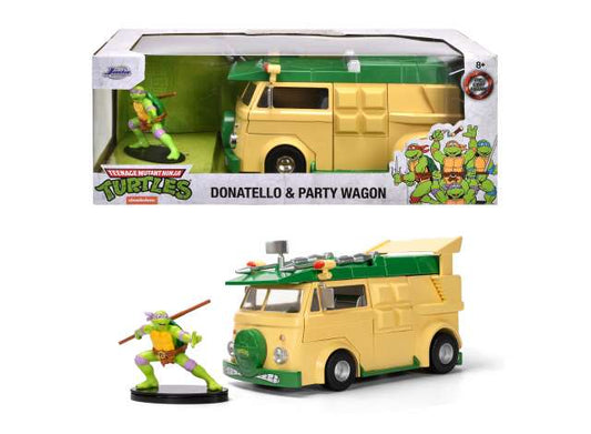 1/24 Party Wagon *Turtles* with Donatello figure, green/yellow