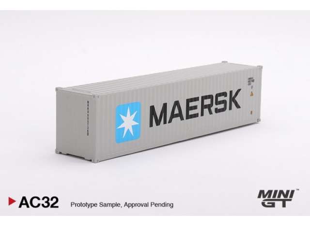 Preorder - October 2023 - 1/64 40FT Dry Container *Maersk*, grey