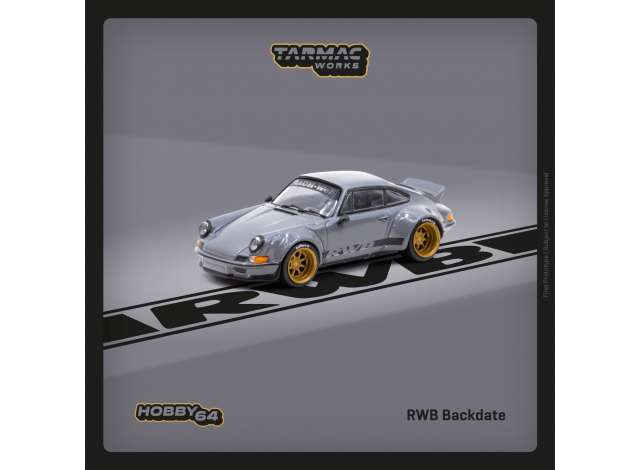 Preorder - February 2024 - 1⁄64 Porsche RWB Backdate, grey