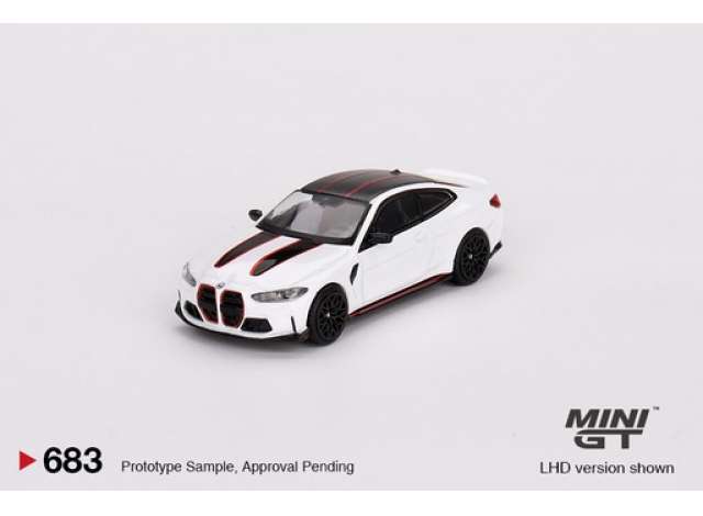 Preorder April 2024 - 1/64 BMW M4 CSL, alpine white