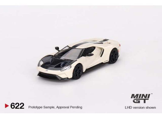 Preorder April 2024 - 1/64 1964 Ford GT Prototype Heritage Edition, white/black