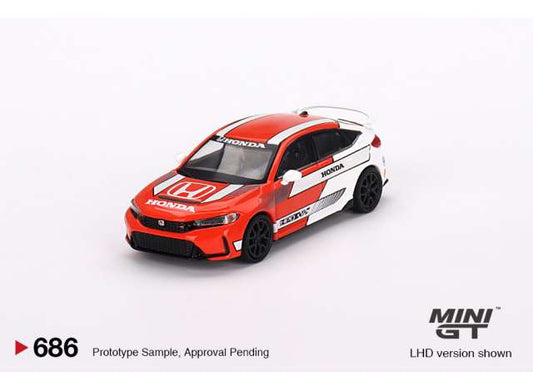 Preorder February 2024 - 1/64 2023 Honda Civic Type R Pace Car