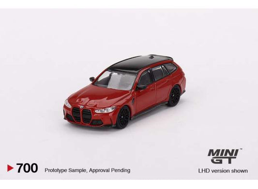 Preorder April 2024 - 1/64 2023 BMW M3 Touring (G81), competition red