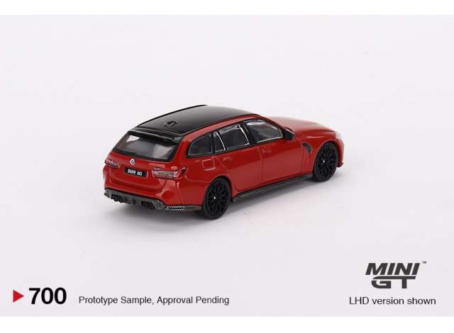 Preorder April 2024 - 1/64 2023 BMW M3 Touring (G81), competition red