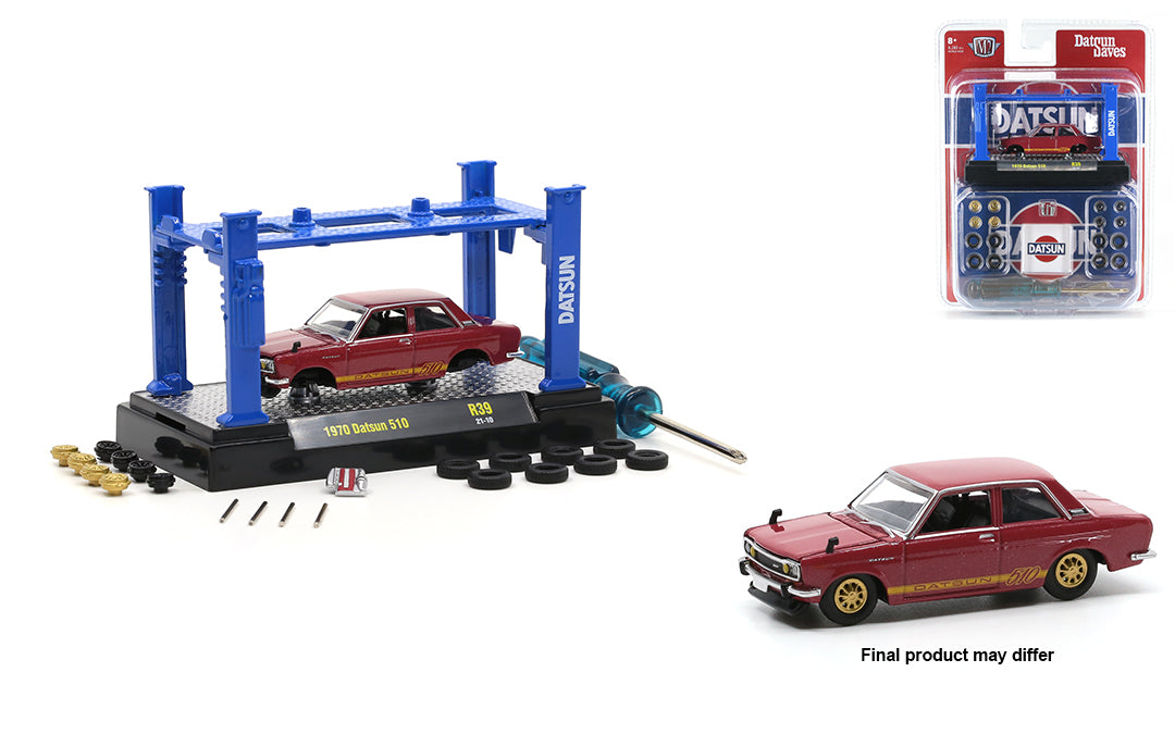 M2 - Model Kit - 1/64 - 1970 Datsun 510, red