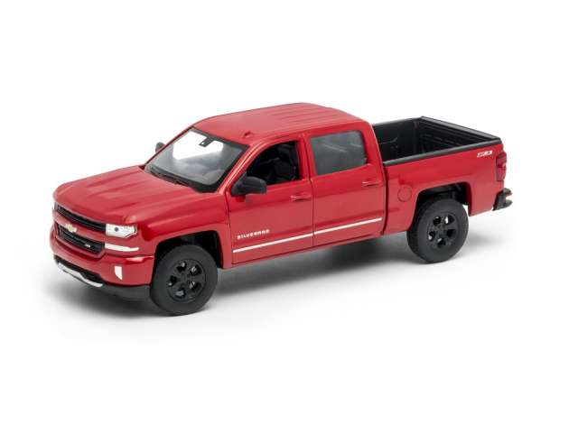1/24 2017 Chevrolet Silverado, red