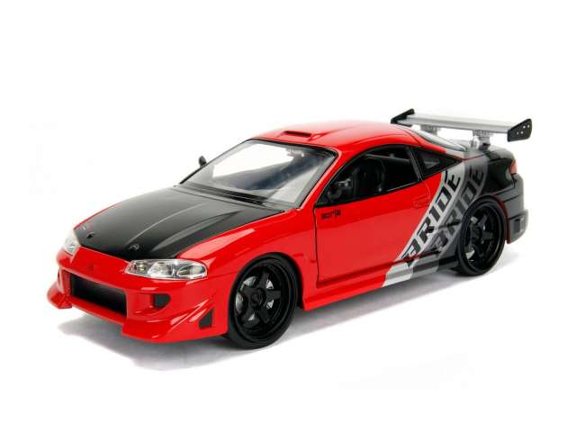 1/24 1995 Mitsubishi Eclipse, red/black/silver