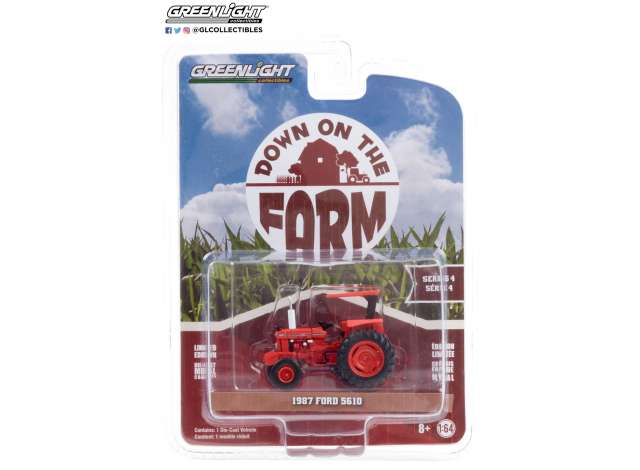 1/64 1987 Ford 5610 Kansas Department of Transportation (DOT) *Down on the Farm Series 4*, red/black