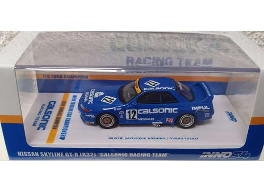 1/64 1990 Nissan Skyline GTR R32 #12 *Calsonic* JTC Overall Champion, blue