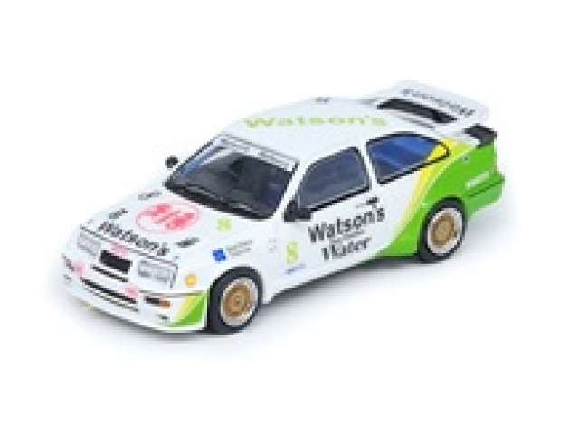 1/64 1989 Ford Sierra RS500 Cosworth *Watsons* #8 Tim Harvey Winner Macau Guia Race, white/green