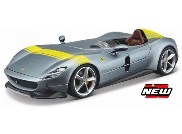 Preorder - Q2 2023 - 1/24 Ferrari Monza SP1 Kit, grey/yellow