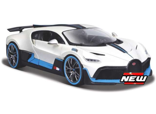 Preorder - Q2 2023 - 1/24 Bugatti DIVO Special Edition, white/blue/black