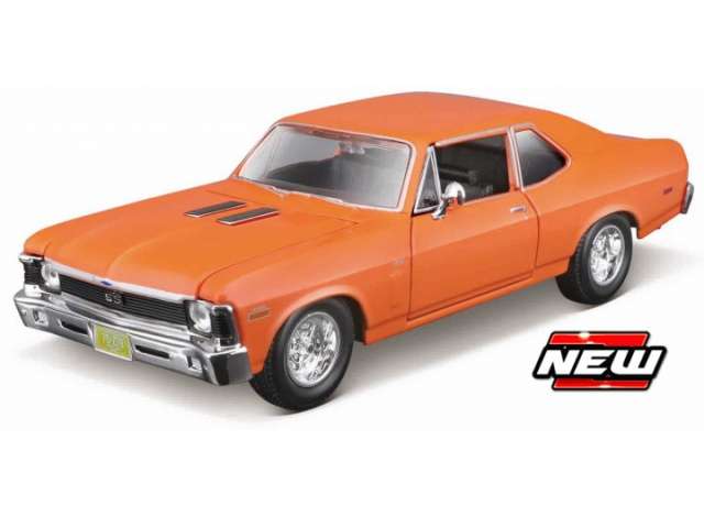 Preorder - Q2 2023 - 1/24 1970 Chevrolet Nova SS kit, orange