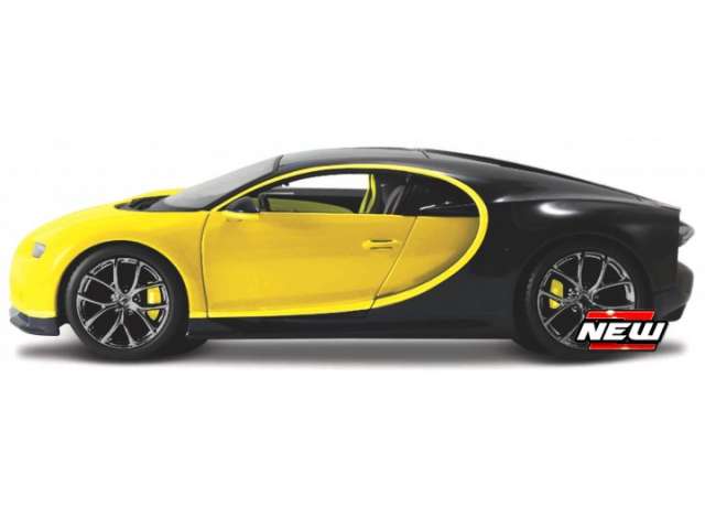 Preorder - Q2 2023 - 1/24 Bugatti Chiron, yellow/black