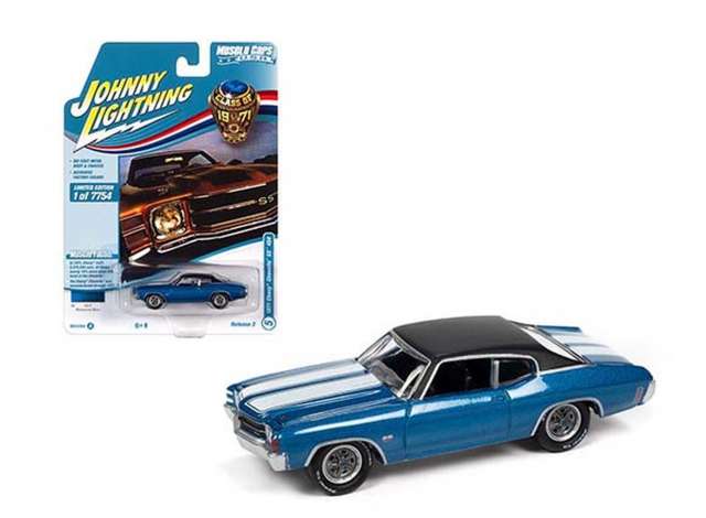 1/64 1971 Chevrolet Chevelle SS 454, blue