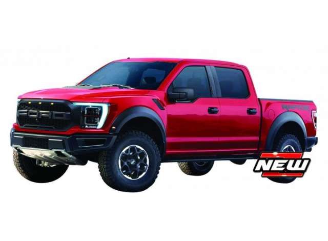 Preorder - Q2 2023 - 1/64 3inch 2021 Ford F-150 Raptor, red
