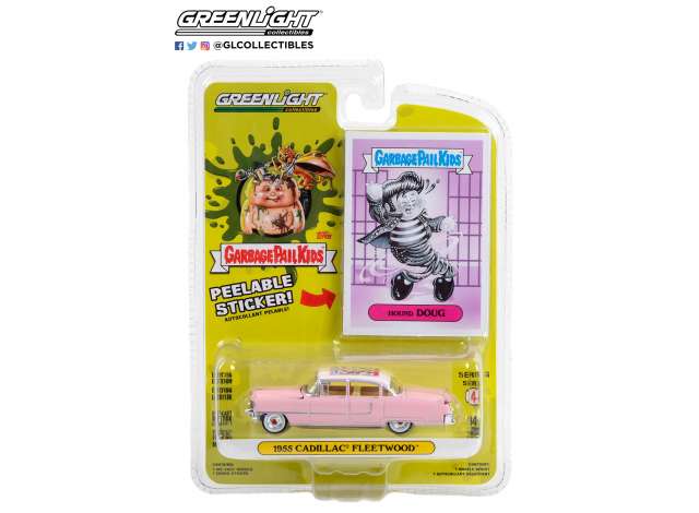1/64 1955 Cadillac Fleetwood Series 60 Hound Doug *Garbage Pail Kids Series 4*, pink