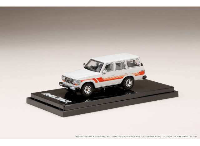 1/64 1988 Toyota Land Cruiser 60 GX Genuine Option Side Sticker, white