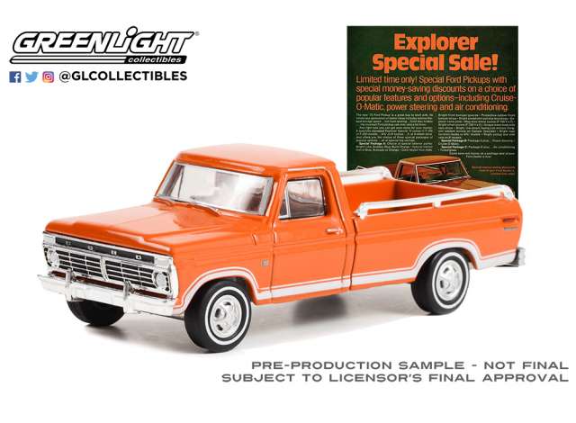 1/64 1973 Ford F-100 Explorer Special *Explorer Special Sale!* Vintage Ad Cars Series 8,