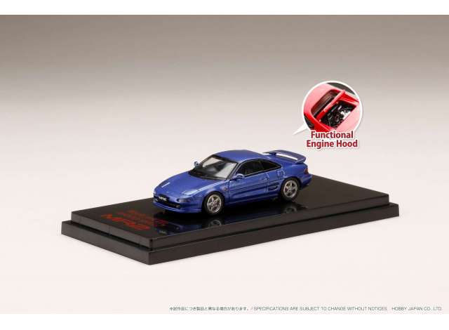 1/64 Toyota MR2 (SW20) GT-S Customized Version, purblish blue mica metallic