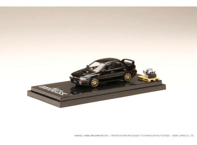 1/64 1992 Subaru Impreza WRX (GC8) Costumized Version, black mica