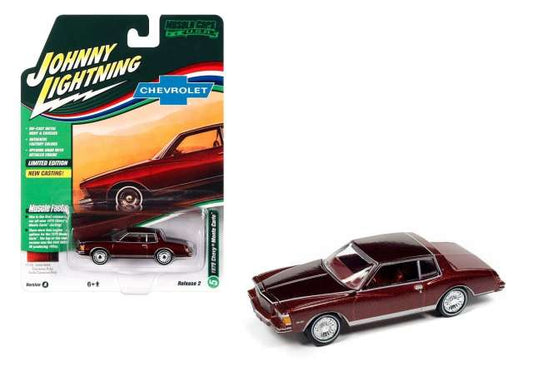 1/64 1979 Chevrolet Monte Carlo, Carmine Poly Body with Dark Carmine Poly Upper Color (2-Tone)