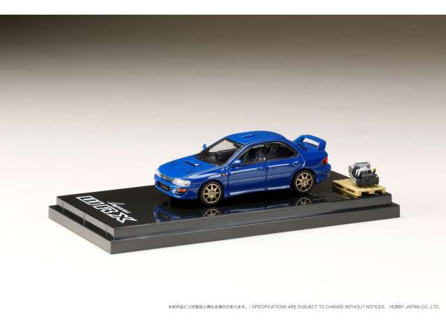 1/64 Subaru Impreza WRX (GC8) STi Version II, sports blue