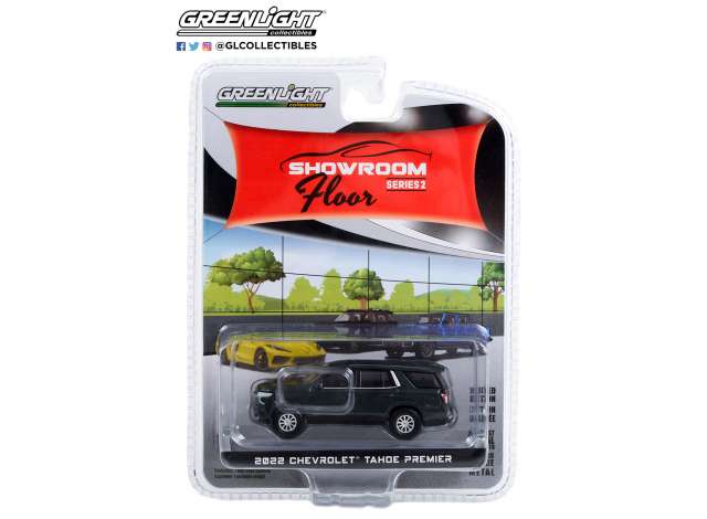 1/64 2022 Chevrolet Tahoe Premier *Showroom Floor Series 2*, evergreen grey metallic
