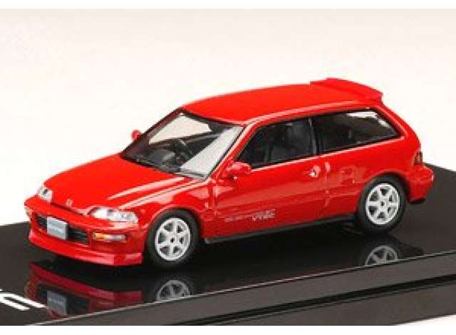 1/64 Honda Civic (EF9) SiR II Customized Version, red – Diecast Panda