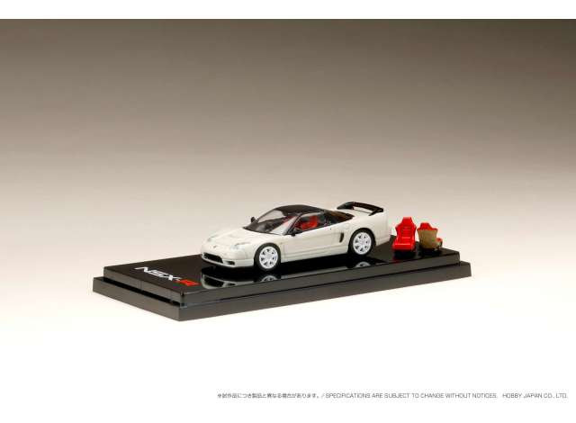 1/64 Honda NSX-R (NA2) with Genuine Seats Display Model, championship white