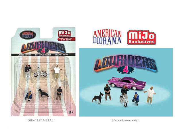 1/64 Lowrider #4 Figure set, various