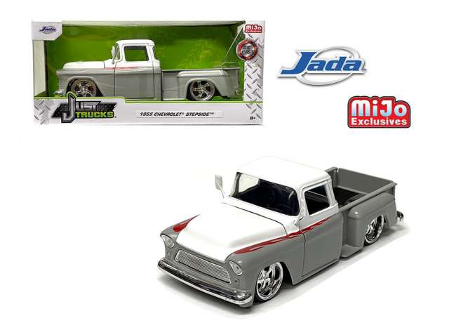 1/24 1955 Chevrolet Stepside, grey/white