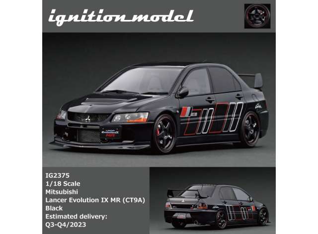 Preorder - Q3 2023 - 1/18 Mitsubishi Lancer Evolution IX MR (CT9A