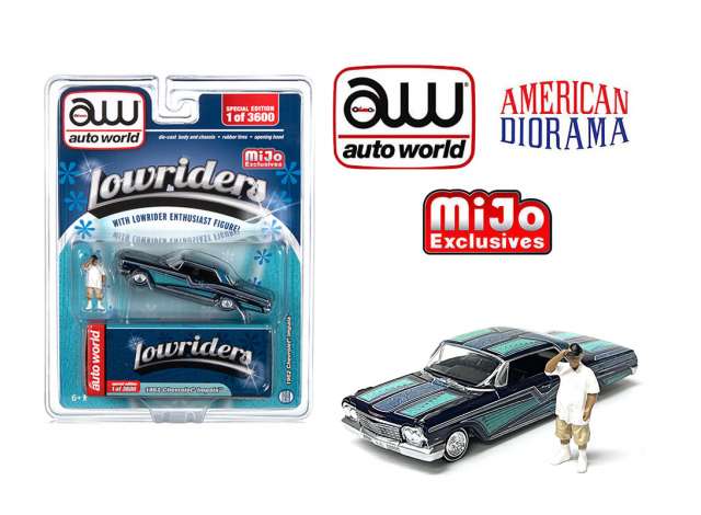 1/64 1962 Chevrolet Impala SS lowrider with figure