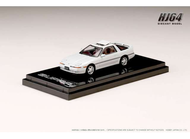 Preorder - Q3 2023 - 1/64 Toyota Supra (A70) 2.5GT Twin Turbo Limited with outer Sliding Sunroof Parts, super white pearl