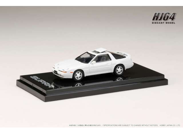 Preorder - Q3 2023 - 1/64 Toyota Supra (A70) 2.5GT Twin Turbo Limited with outer Sliding Sunroof Parts, super white