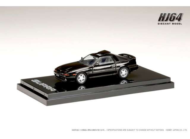 Preorder - Q3 2023 - 1/64 Toyota Supra (A70) 2.5GT Twin Turbo Limited with outer Sliding Sunroof Parts, black