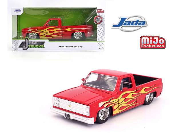 1/24 1985 Chevrolet C-10 pick-up, red with flames