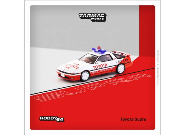 Preorder - September 2023 - 1/64 Toyota Supra Pace Car, white/red
