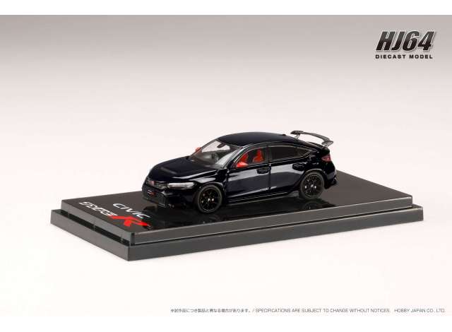 Preorder - Q4 2023 - 1/64 Honda Civic Type R (FL5) Genuine Options, crystal black pearl