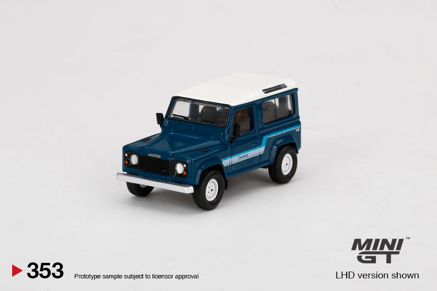 1/64 Land Rover Defender 90 County Wagon, stratos blue