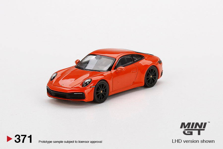 1/64 Porsche 911 (992) Carrera 4S, lava orange