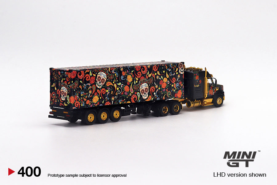 1/64 Western Star 49X with 40ft Container *Dias De Los Muertos*