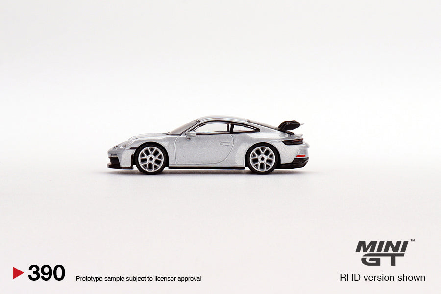 1/64 Porsche 911 (992) GT3 GT, silver metallic