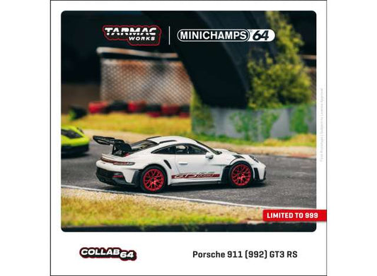 Preorder - August 2023 - 1/64 Porsche 911 (992) GT3 RS, white/red