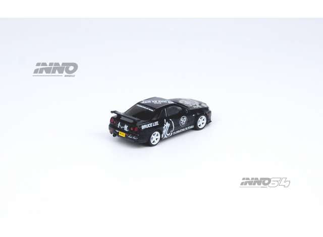 Preorder - August - 1/64 Nissan Skyline GTS-R R34 *Bruce Lee 50th Anniversary*, black