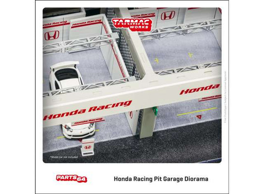 Preorder - November 2023 - 1/64 Pit Garage *Honda Racing*, white/grey