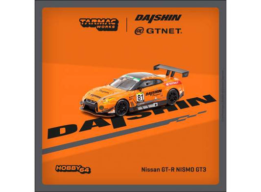 Preorder - November 2023 - 1/64 2021 Nissan GT-R NISMO GT3 GTNET Motor Sports Super Taikyu Series Fuji 24 hours Winner, orange