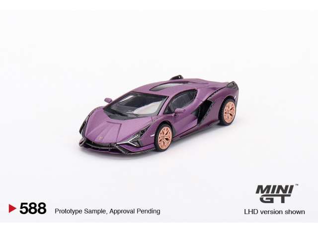 Preorder - October 2023 - 1/64 2023 Lamborghini Sian FKP 37, purple