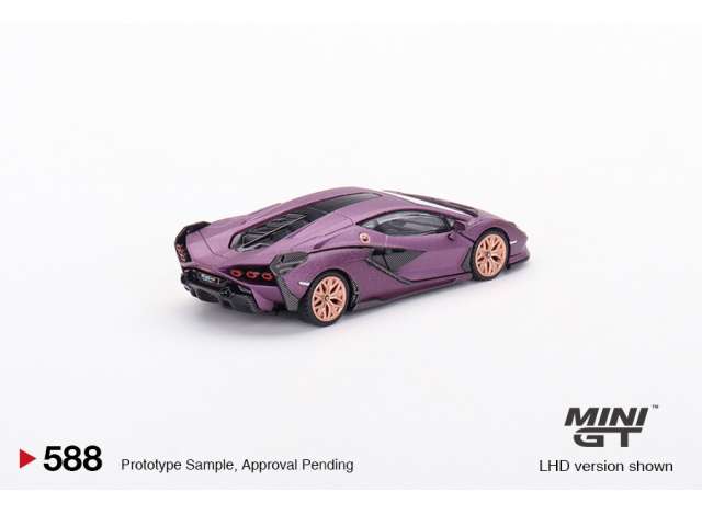 Preorder - October 2023 - 1/64 2023 Lamborghini Sian FKP 37, purple